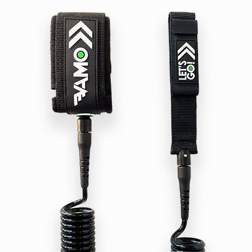 Full Coiled SUP Paddleboard Leashes - Full Coil Leash - VAMO - www.vamolife.com