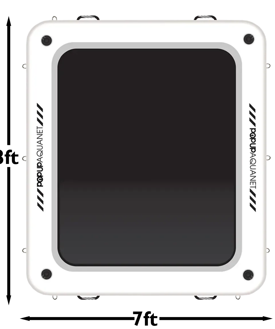 8' POPUP AQUANET - Inflatable Water Platform - POPboardco. - HQ - www.vamolife.com