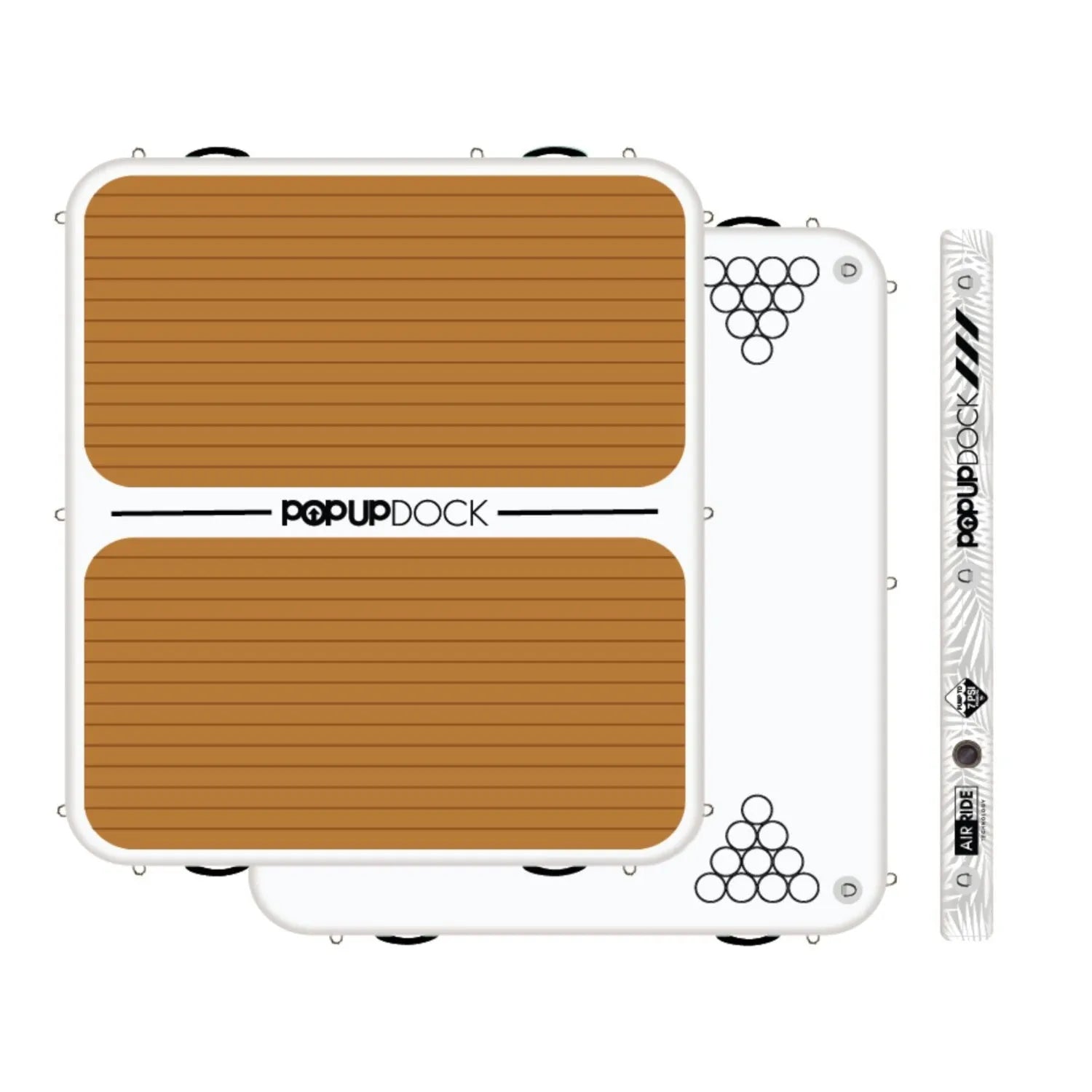 POPUP DOCK 8 X 7 - Inflatable Dock - POPboardco. - HQ - www.vamolife.com