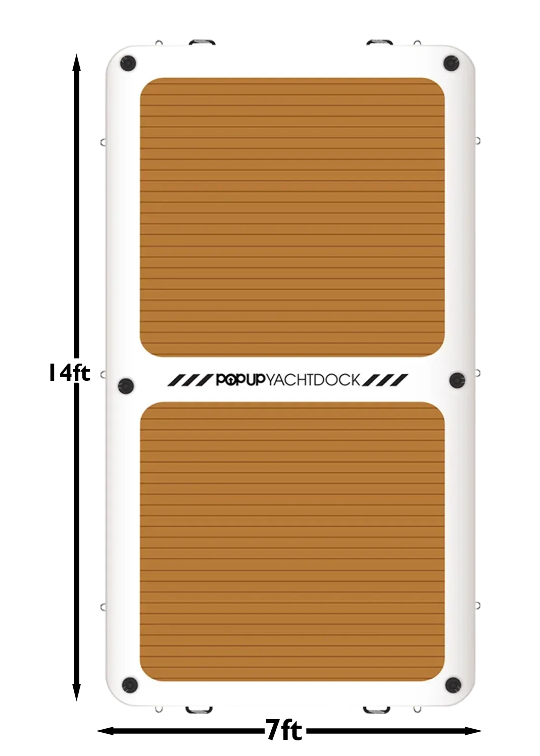 14' Yacht Dock - Inflatable Dock - POPboardco. - HQ - www.vamolife.com