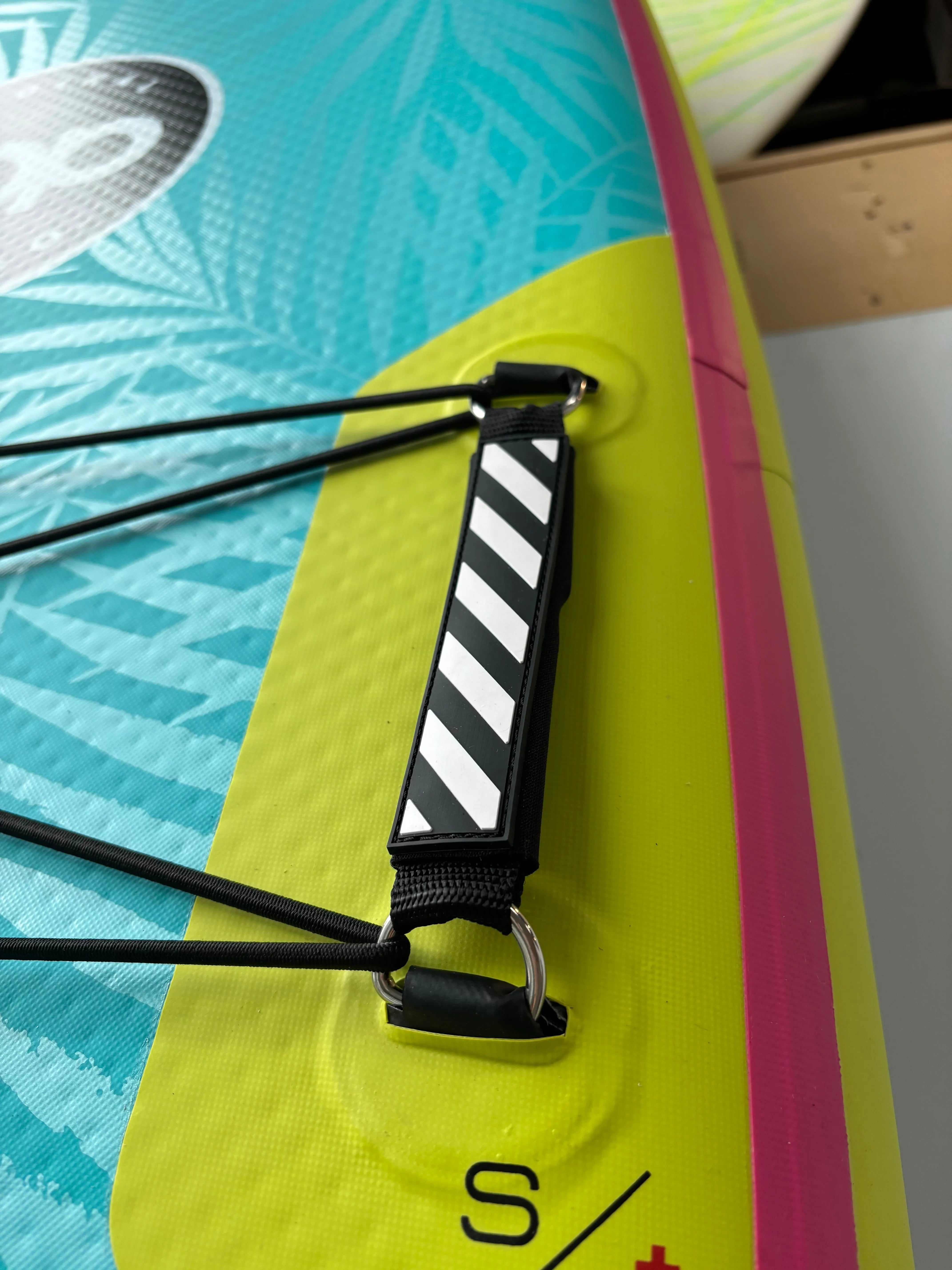 11'0" Yacht Hopper Inflatable Touring SUP - Turq/Neon/Pink - Inflatable Paddleboard - POPboardco. - HQ - www.vamolife.com