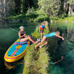 3 Piece Carbon-Fiberglass Adjustable Paddle with ABS Edge - 3 Piece ISUP Paddle - VAMO - www.vamolife.com