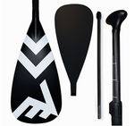 3 Piece Carbon-Fiberglass Adjustable Paddle with ABS Edge - 3 Piece ISUP Paddle - VAMO - www.vamolife.com