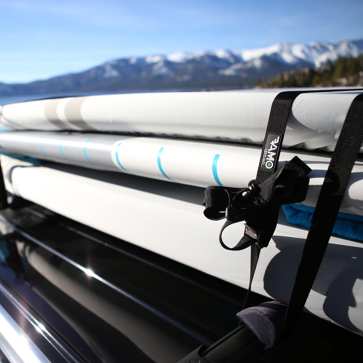 4 Way Stretch SUP Paddleboard Board Cover - 12'6" - 14' - UV Board / Kayak Covers - VAMO - www.vamolife.com