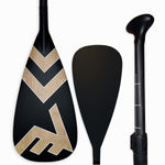 Carbon-Fiberglass Adjustable Paddle with ABS Edge  - Bamboo/Black - Carbon / Fiberglass Paddle - VAMO - www.vamolife.com