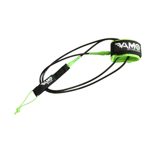 Straight 6' Stubby Surf Leash - Green - Straight Leash - www.vamolife.com - www.vamolife.com