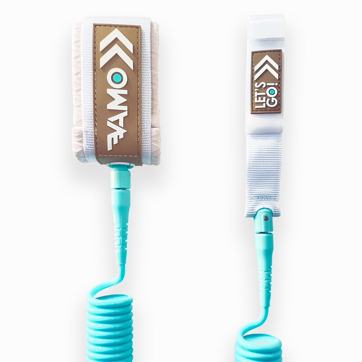 10' Full Coiled SUP Paddleboard Leash - Vibrant Collection - Full Coil Leash - VAMO - www.vamolife.com