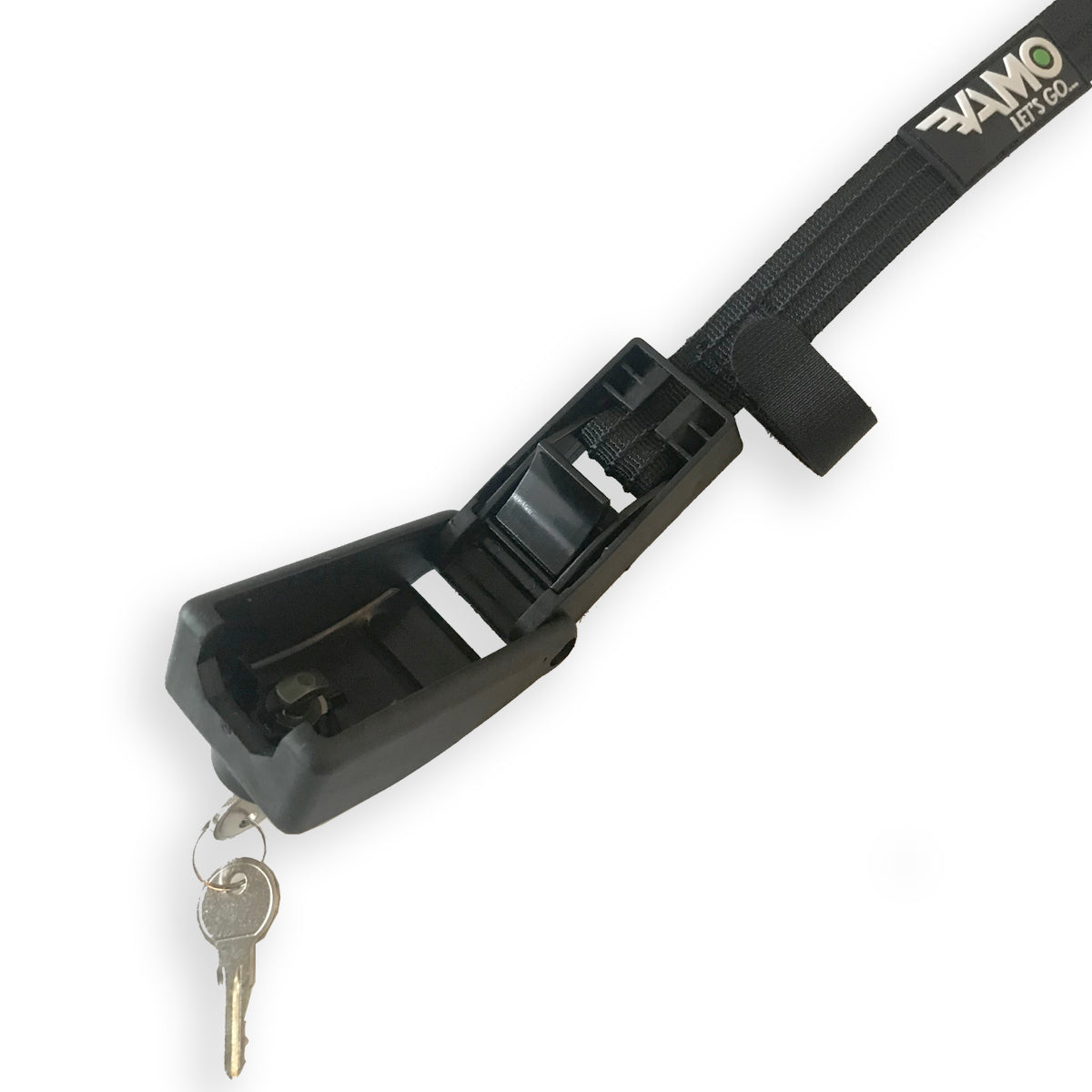 KEYED Locking Tie Down Straps w/ Interwoven Braided Steel Cables-Paddleboard-Surf-Kayak - Locking Tie Downs - VAMO - www.vamolife.com