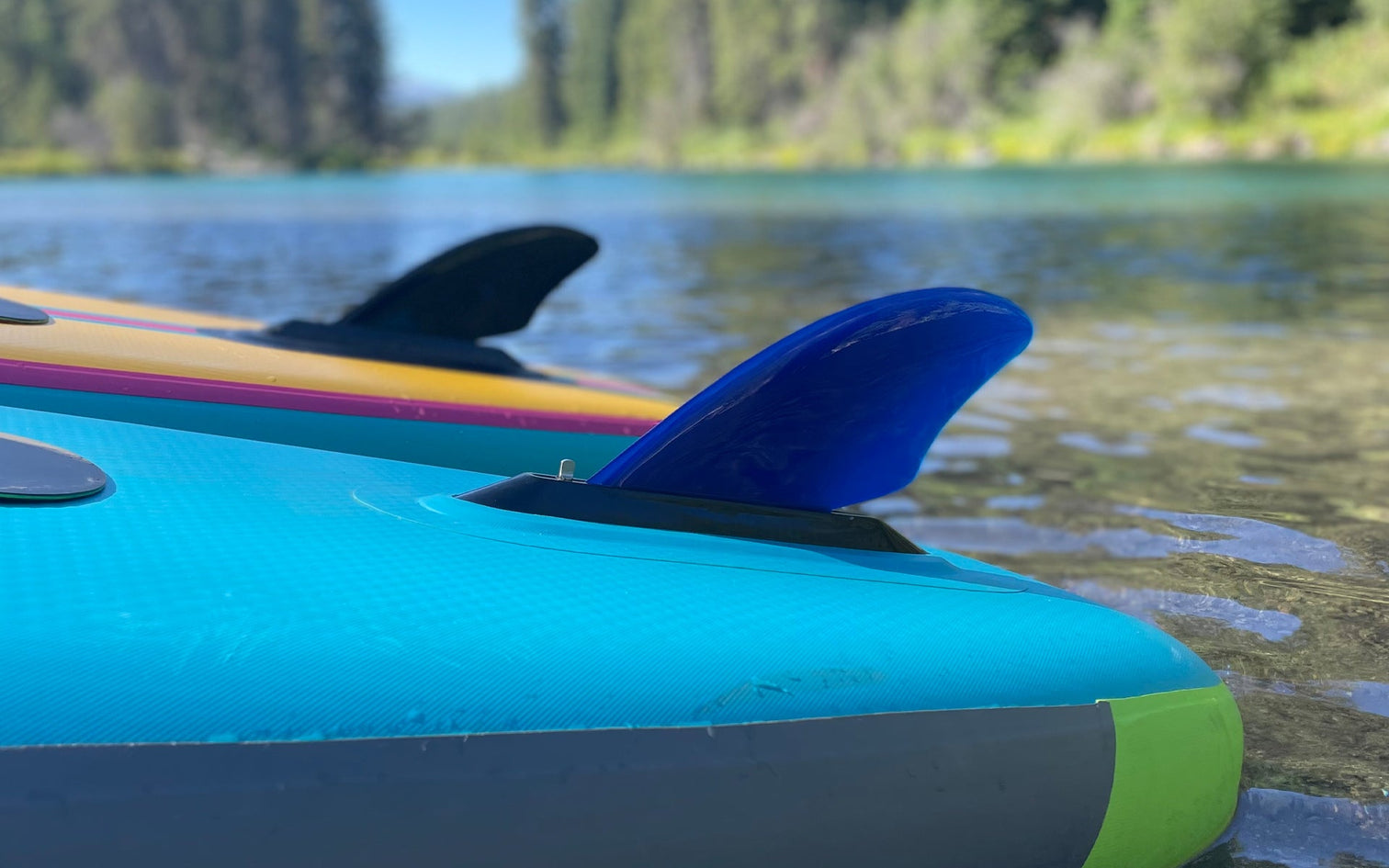 VAMO Findestructible SUP and Surf safety  paddleboard fins. Keel and dolphin nose fins