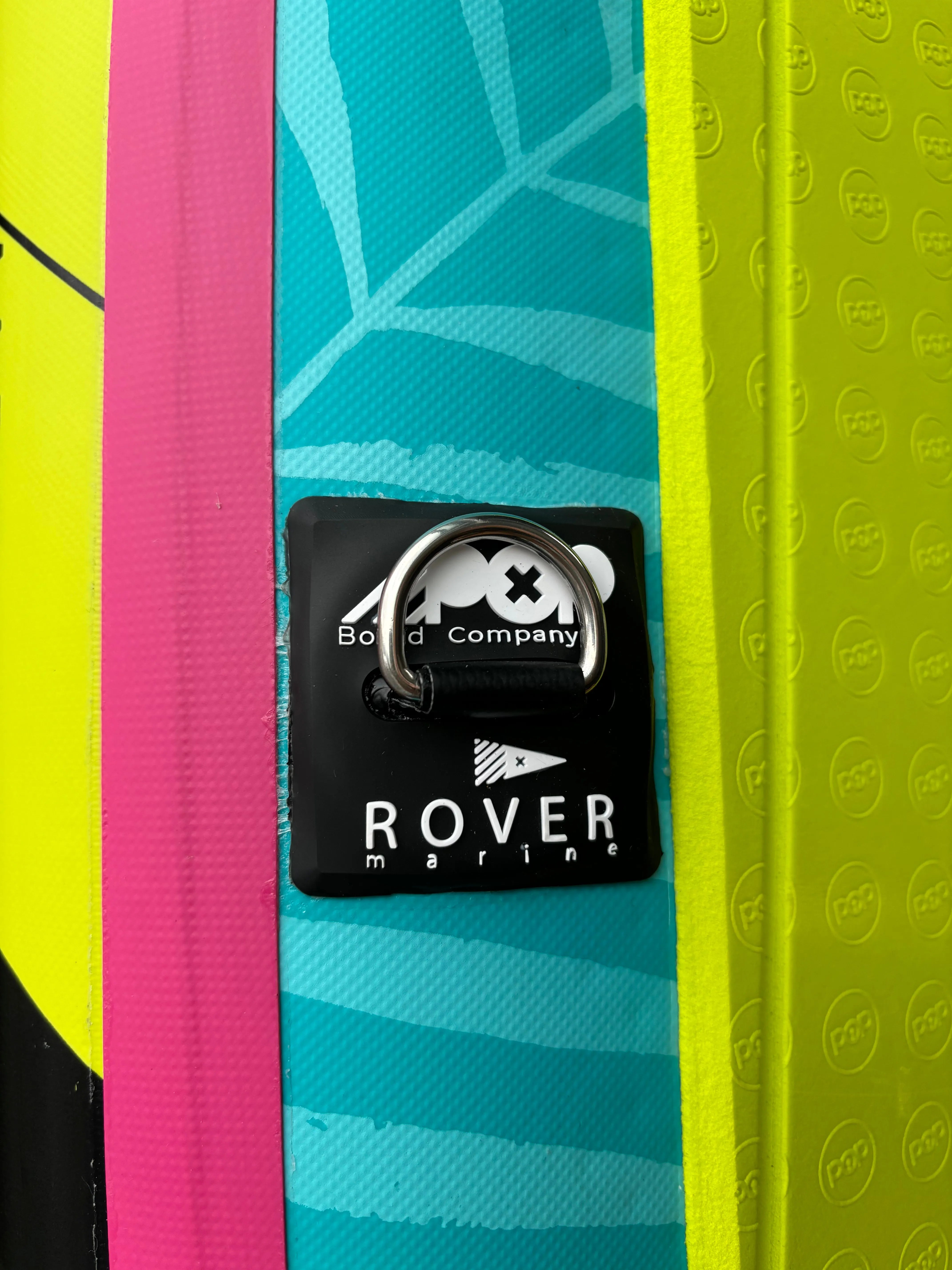 11'0" Yacht Hopper Inflatable Touring SUP - Turq/Neon/Pink - Inflatable Paddleboard - POPboardco. - HQ - www.vamolife.com