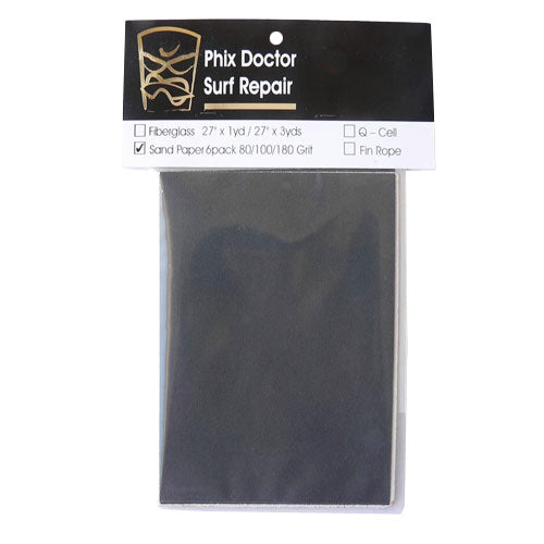 Phix Doctor Sand Paper (Pack of 6)