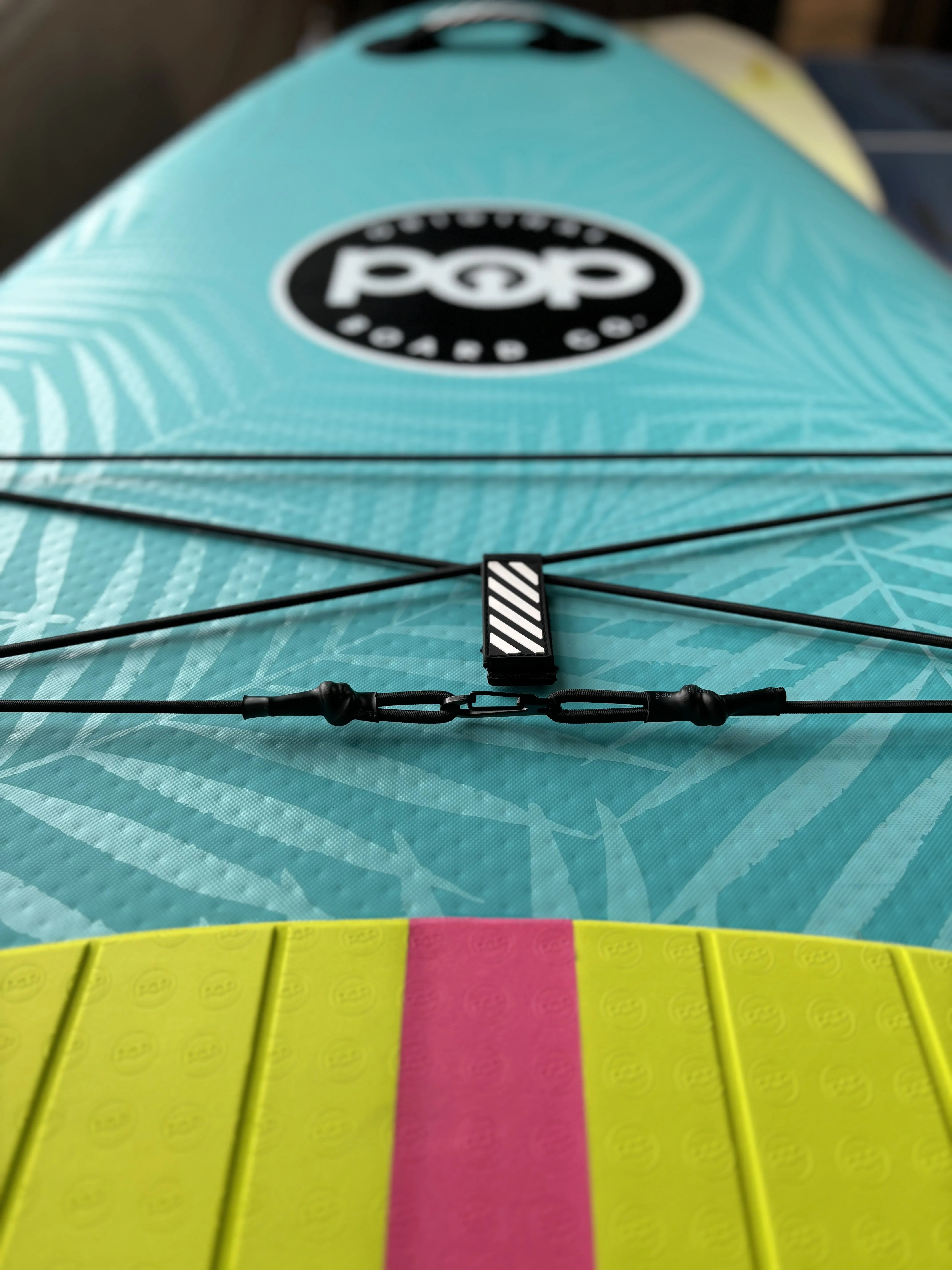 11'0" Yacht Hopper Inflatable Touring SUP - Turq/Neon/Pink - Inflatable Paddleboard - POPboardco. - HQ - www.vamolife.com