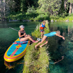 10' Full Coiled SUP Paddleboard Leash - Vibrant Collection - Full Coil Leash - VAMO - www.vamolife.com