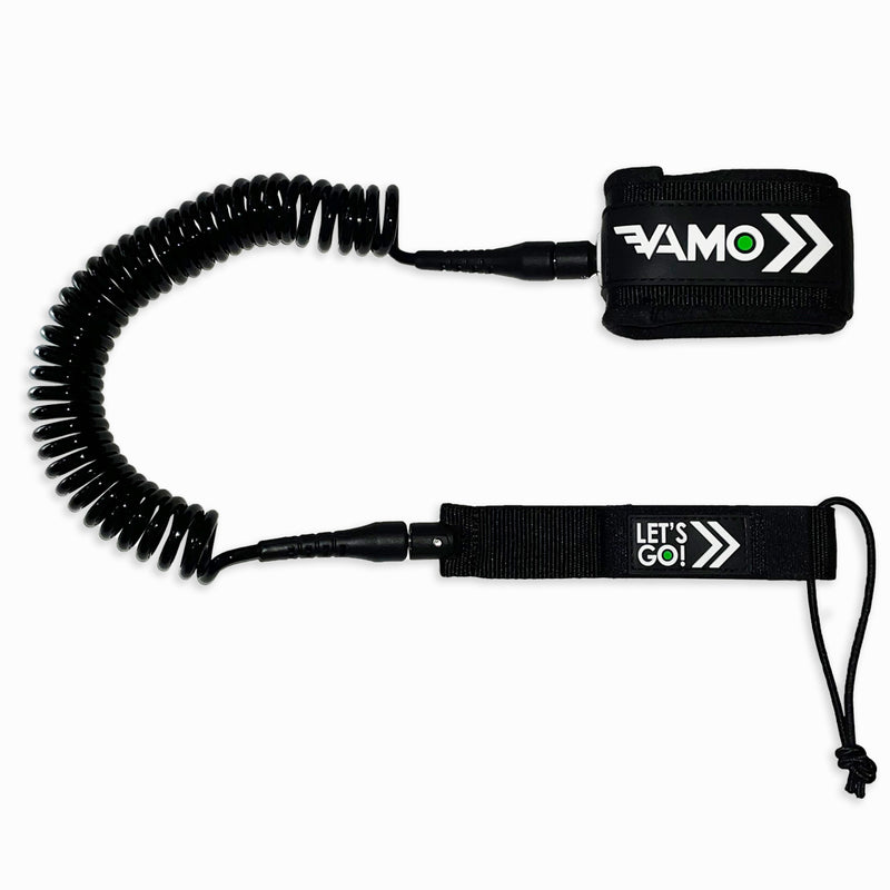 10' Full Coiled SUP Paddleboard Leash - Classic Collection - Full Coil Leash - VAMO - www.vamolife.com