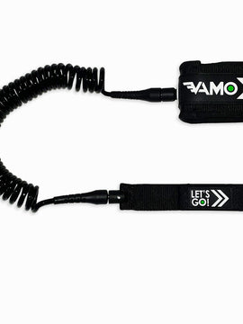 8' FOIL 7mm 'Calf' Coiled - Black