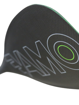 Full Carbon Fiber, fixed shaft, Paddle with ABS Edge  - SR71 Black