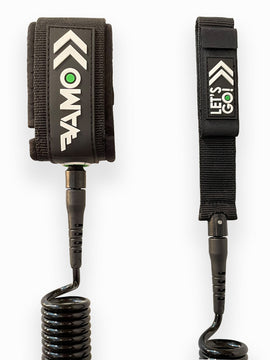 8' FOIL 7mm 'Calf' Coiled - Black