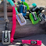 9' Full Coiled SUP Paddleboard Leash - Classic Collection - Full Coil Leash - VAMO - www.vamolife.com