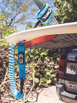 10' Full Coiled SUP Paddleboard Leash - Classic Collection