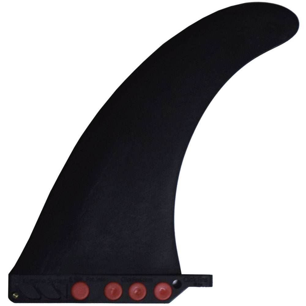 9" Tooless 'Click' Fin RIGID- Black - Rigid Fin - VAMO - www.vamolife.com