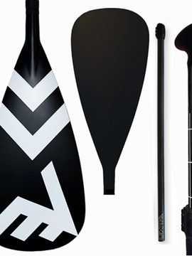 3 Piece Carbon-Fiberglass Adjustable Paddle with ABS Edge