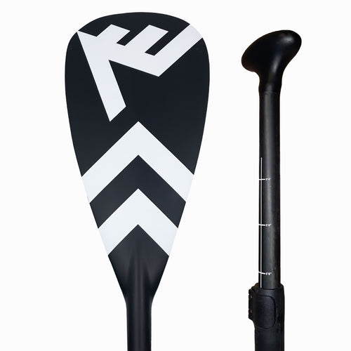 Carbon-Fiberglass Adjustable Paddle with ABS Edge  - Black - Carbon / Fiberglass Paddle - VAMO - www.vamolife.com