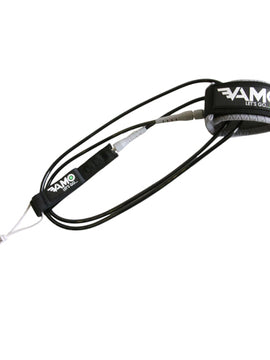 Straight 6' Stubby Surf Leash - Gray