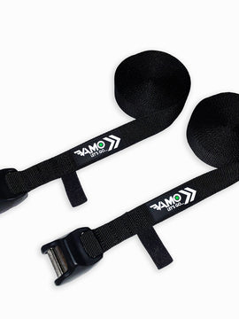 Basic 15' & 10' Tie Down Straps with Silicone Buckle Covers