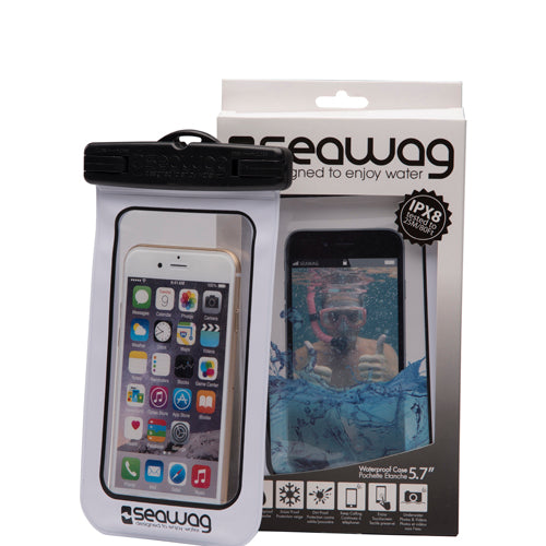 Waterproof case for smartphone White Collection Black/Blue